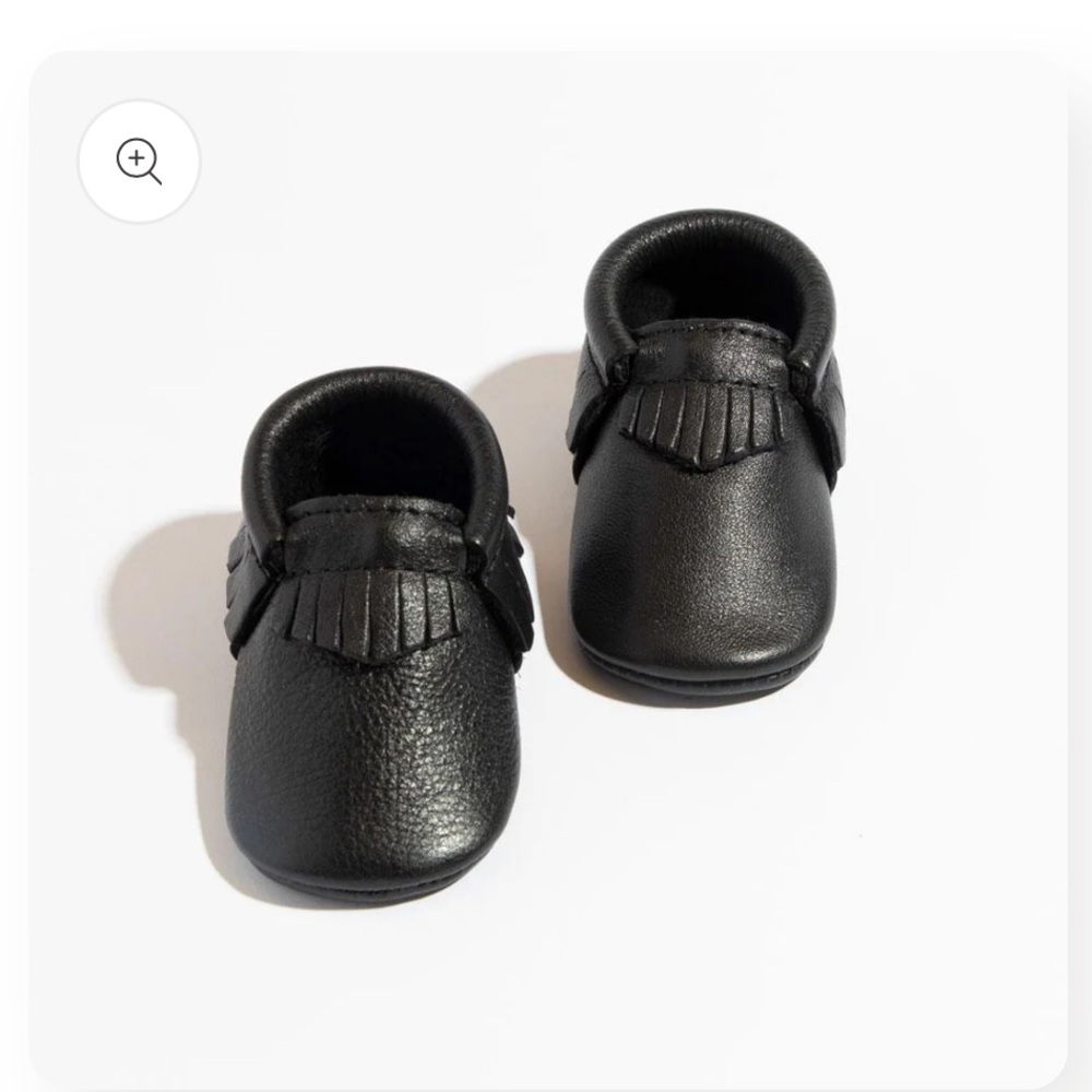 Freshly Picked Ebony Moccasin Baby Shoe